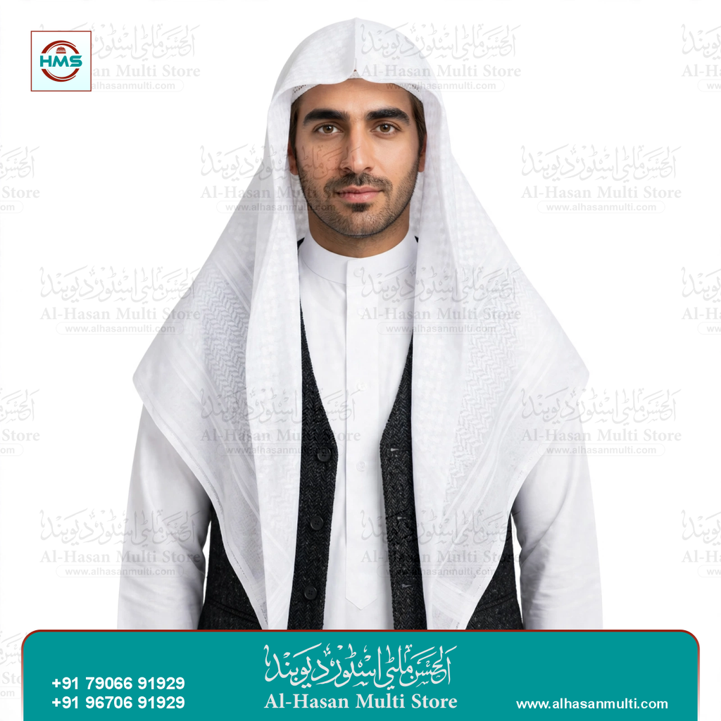 Premium Saudi Style Cotton Keffiyeh Rumal