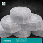 Premium White Mesh Prayer Topi