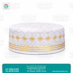 Diamond Floral Embroidered Muslim Topi