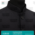 Jet Black Premium Sadri Waistcoat for Men