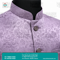The Lavender Blossom Floral Jacquard Sadri