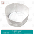 Premium White Mesh Prayer Topi