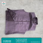 Dusty Lavender Floral Jacquard Sadri Waistcoat for Men