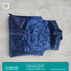 The Royal Blue Floral Jacquard Sadri