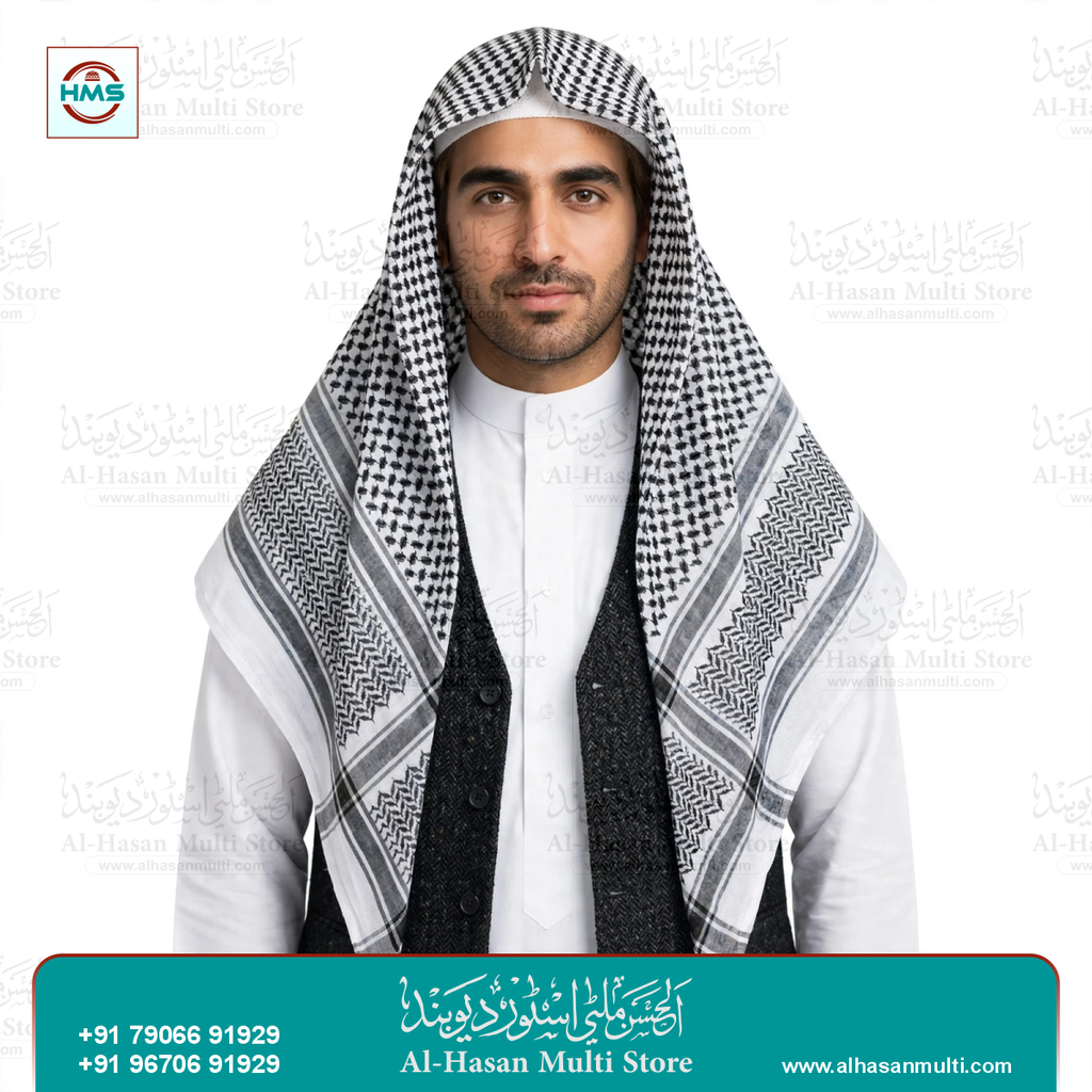 Premium Saudi Style Cotton Keffiyeh Rumal