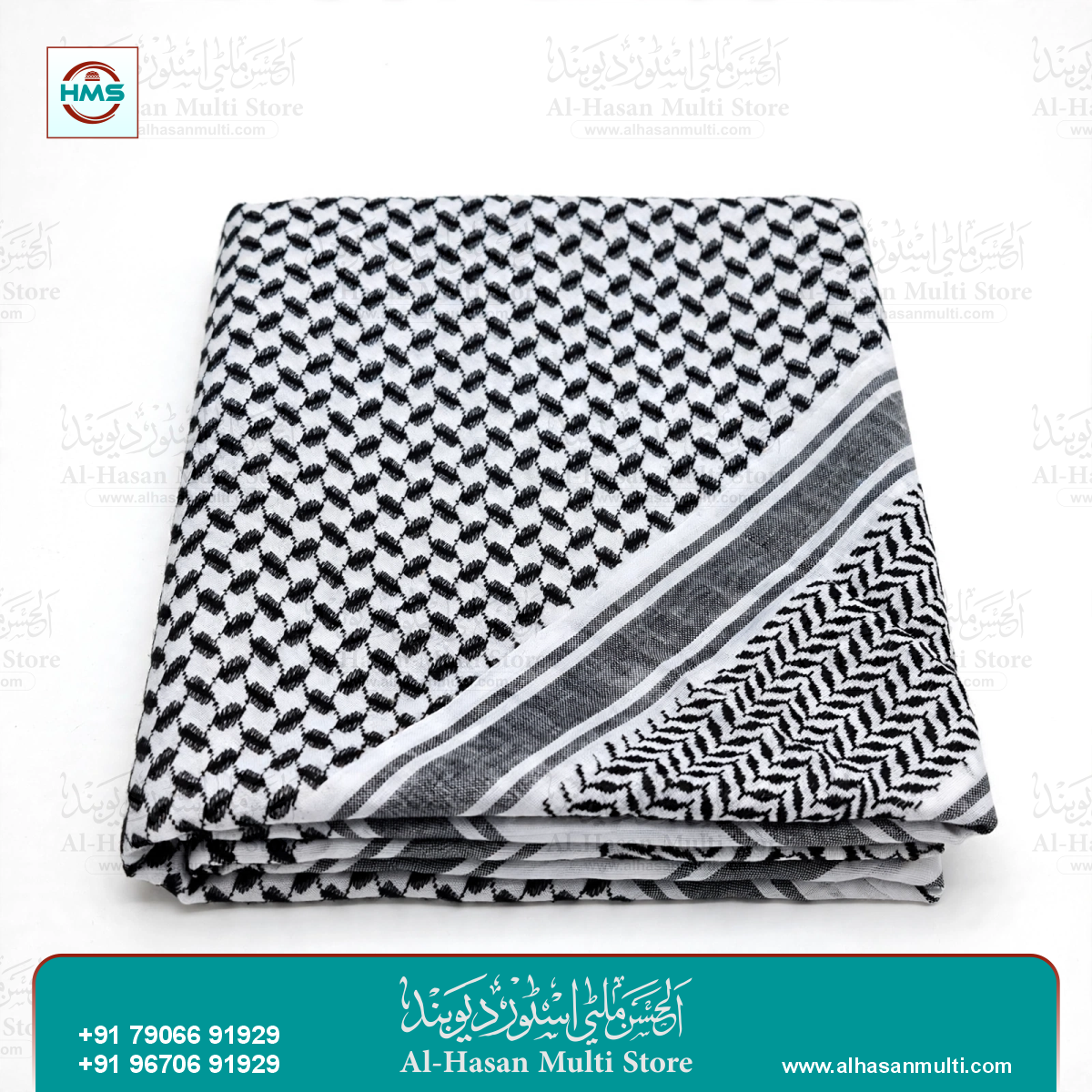 Premium Saudi Style Cotton Keffiyeh Rumal